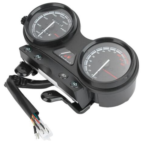 DEESSE SHOP-Pour le Compteur de Vitesse 125 YBR, Tachymètre à Affichage Numérique Pour Instrument de Moto, Compteur Kilométrique adapté Pour YBR 125. (1/5)