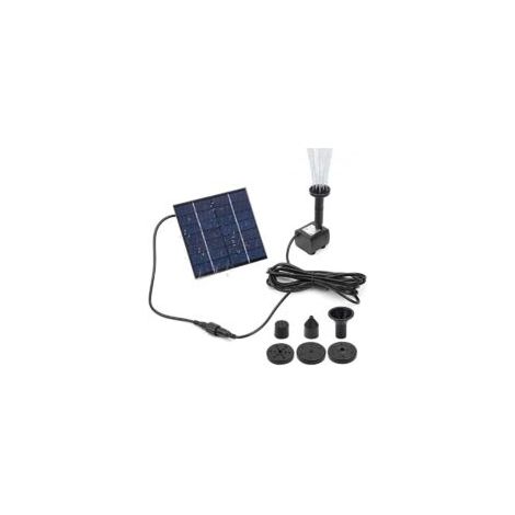 Mini-Solarbrunnenpumpe, Solar-Wasserpumpen-Set mit Solarpanel für Gartenpools - Crezuo (1/4)