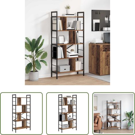 Meuble industriel - Étagère Bois Ancien 75 x 30 x 156 cm Bois d'ingénierie (1/5)