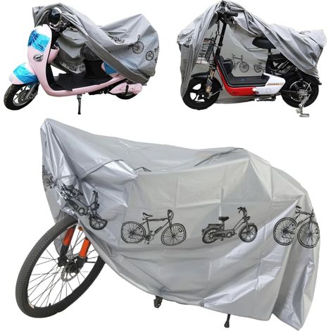 Housse de vélo imperméable, protection extérieure, protection solaire, contre la pluie, la poussière et les UV (1/5)