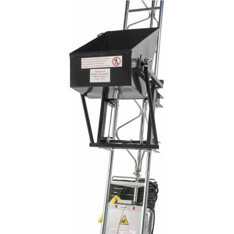 Sollevatore per materiali con cassone pendolare - Altezza 10,00 m - Carico max 150 kg - CS150/BP-10