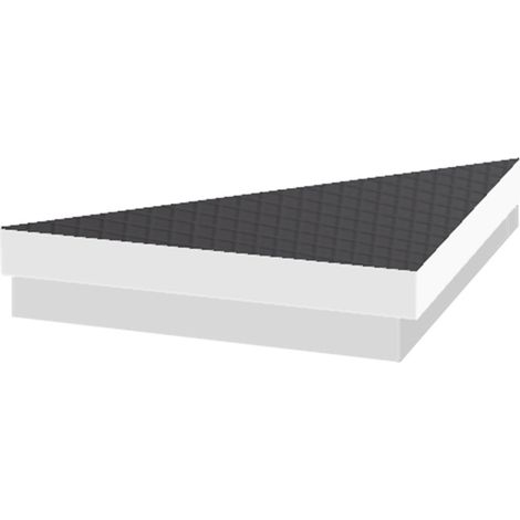 Panca angolare pronta per piastrellare in XPS - 600 x 430 x 100 mm (1/4)