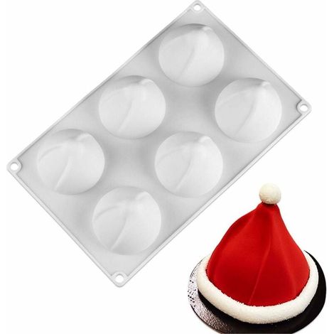 Silikon-Backform, Weihnachtsmützen-Tüte für Partys, Kuchendekoration - Fei Yu