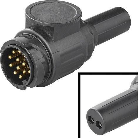 Enchufe de pvc de 13 pines tipo jaeger con pasacables de 2 orificios 228936847 228936847 228936847 228936847 (1/5)
