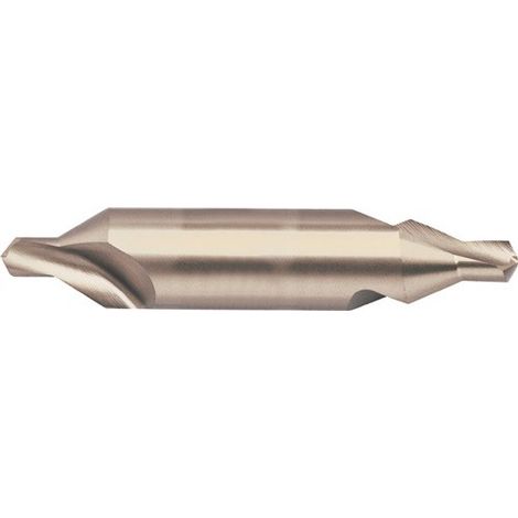 Taladro central DIN 333 Forma A D.0.8mm HSS TiN derecho PROMAT (Por 5)