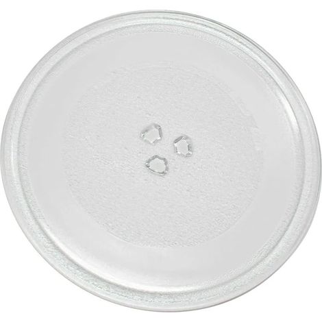 Plato microondas 255 mm. anclaje trebol macho