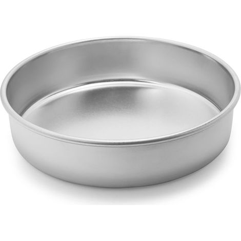 Moule À Gâteau Ronde - Aluminium Naturel - Diamètre Intérieur 30 Cm - Hauteur 6,5 Cm - Pour Four - 1 Pièce (1/5)