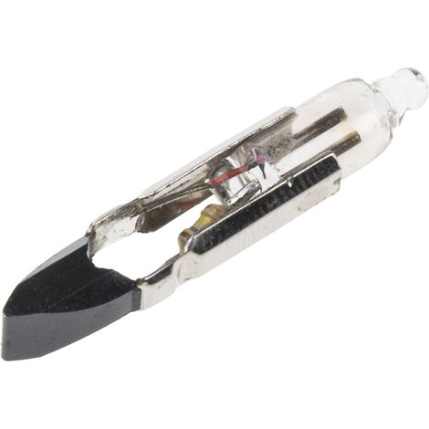 Ampoule néon pour voyant, lumière de couleur Rouge, taille T5.5, Lampes pour téléphonie, 220 / 250 V, 2,6 mA ( Prix pour 1 )