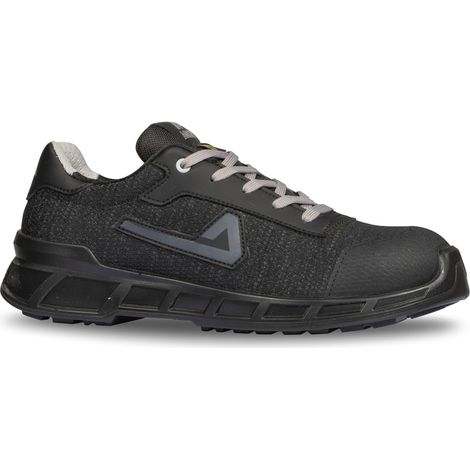 Aimont Heron S1P ESD CI SRC Sicherheitshalbschuhe - 48 EU - Schwarze