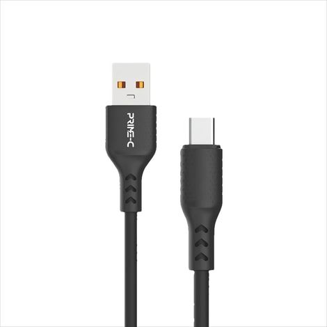 Câble de charge rapide Type-C, sortie maximale de 3,4 A, longueur de 3 mètres, intègre la charge et le transfert de données - noir. (1/2)