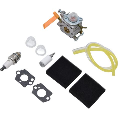 Kit de Carburateur Carb, Remplacement du Carburateur avec Joint, Ampoule D'amorçage, Tube D'huile, Filtre de Bougie D'allumage pour Souffleur 545081855 PP320 P325 XLB GBV 325 BVM200VS PPB1838LE (1/5)