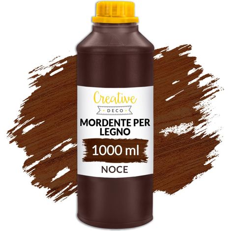 Mordente e Protezione per Legno ad Asciugatura Rapida Noce 1L (1/5)