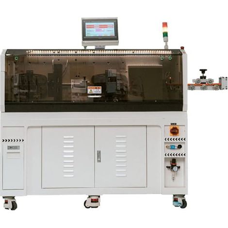 Machine automatique à lame rotative coupe et dénude les câbles unipolaires, multiconducteurs et coaxiaux (1/2)