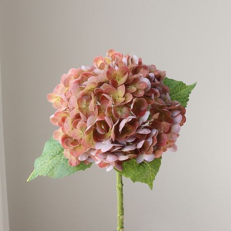 Bouquet Floral Artificiel - Fleur En Tissu Brodée Diamètre 22 Cm - Décoration Mariage Bureau Jardin Intérieur - 1 Pièce (1/3)