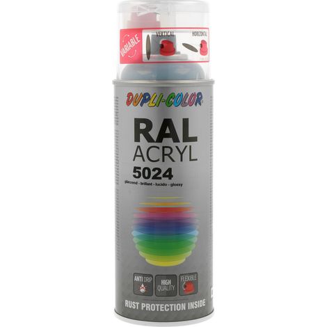 PEINTURE ACRYL RAL5024 BLEU PASTEL BRILLANT 400ML DUPLI COLOR