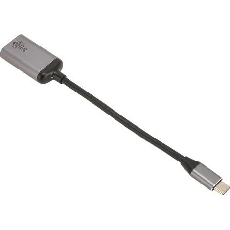 Adaptateur USB-C vers DisplayPort 4K 60 Hz, design antidérapant, Plug and Play, adaptateur USB-C vers Mini DP pour tablette et casque VR. (1/4)