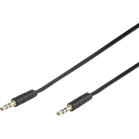 Vivanco 41133 Audio-Kabel 1,5 m 3.5mm Schwarz (1/2)