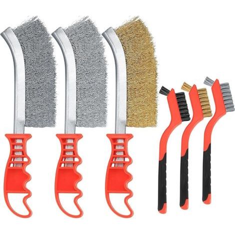 7 Pièces Fraise Droite pour Bois avec Tige 8mm, Double Tranchant Carbure, Set de Fraises de Coupe Droite pour Découpe et Finition