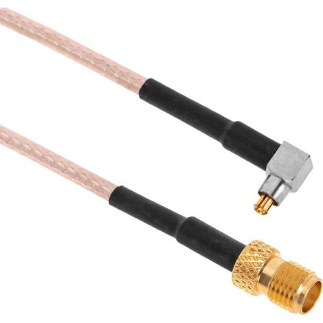 1 câble RG-316, 20 cm, connecteur Lucent MC-Mâle vers SMA-Femelle, pour antennes WiFi 802.11 (1/5)