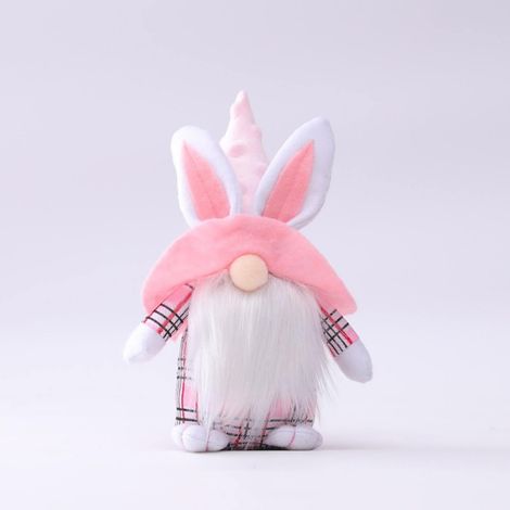Gnome - Lapin En Tissu - Décoration Intérieure Maison Bureau Boutique - Figurine Ornementale Sans Visage - Lot De 1 (1/5)