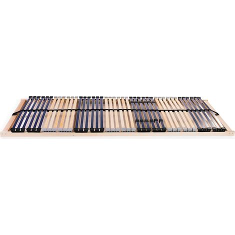 Maison Exclusive - Lattenroste 2 Stk. mit 42 Latten 7 Zonen 90x20
