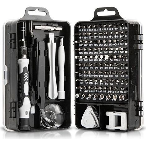 Jeu de tournevis de précision, mini tournevis magnétiques, kit d'outils de réparation informatique pour PC, ordinateur portable, téléphone portable, lunettes, Mac, smartphone, matériel de bricolage, c (1/5)
