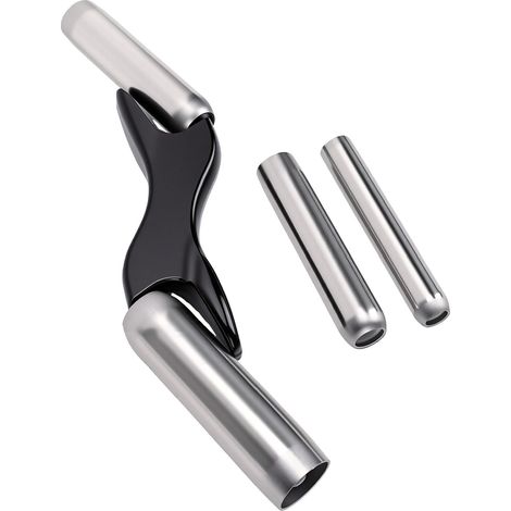 Truelle à jointoyer en acier inoxydable pour maçonnerie, 4 tailles (1/2, 5/8, 3/4 et 7/8 pouce), pour le jointoiement de briques et la réparation de murs, noire. (1/5)