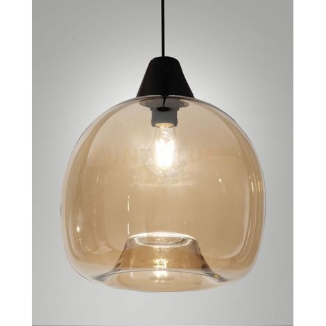 EDISON 3490-50-125 VETRO AMBRA COMPLETO DI CAVO X KIT LUCI