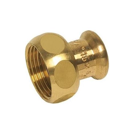 Buderus Pumpenanschlussverschraubung RG 15mm x 1", Pressverbindung, für TW, ohne Dichtung, 1 Satz