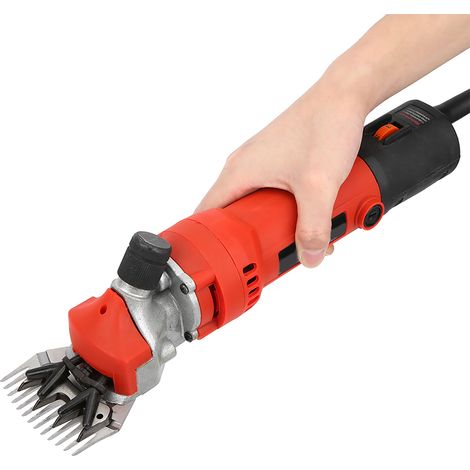 Tondeuse électrique 690W pour moutons et chèvres, 6 vitesses, tonte de laine animale, outil de toilettage pour bétail, prise UE 220V, orange (1/5)