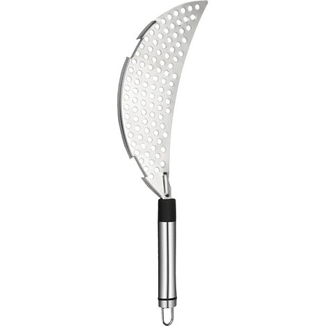 Topfsieb mit Griff, Nudelsieb aus Edelstahl, Sieb für Küche, Nudeln, Obst, Gemüse und mehr (1/5)