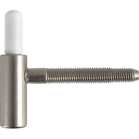 Dana Twin Bandunterteil für Holzzargen (Türbeschlag), Türband Edelstahloptik
