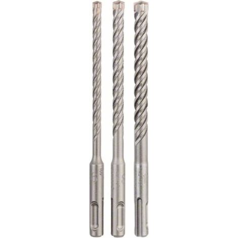 Juego de brocas para martillo Bosch acero tungsteno plata (1/4)