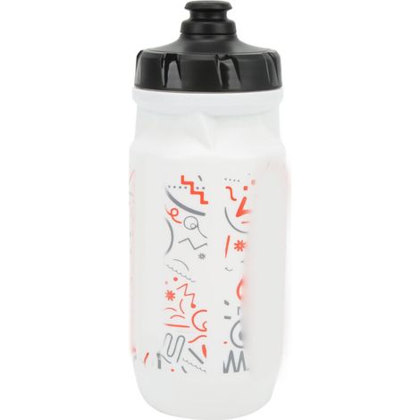 Gourde de Vélo de Montagne Anti-Fuite 550ML, Bouteille d'Eau Souple pour Cyclisme, Randonnée et Camping - Blanc (1/5)