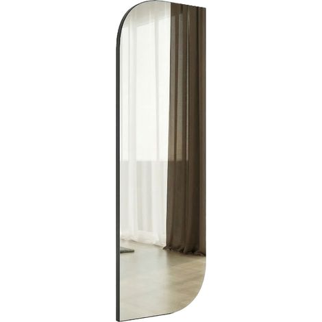 Specchio Librizzi, Forma Rettangolare, Tipologia a Parete, Colore Struttura Trasparente, 40x120h cm Nero