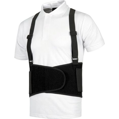 Ceinture lombaire avec bretelles taille L pour soutien ergonomique