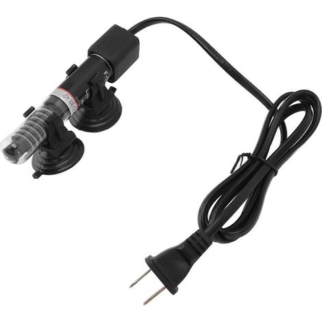 Chauffage d'aquarium à température constante, submersible, pour petits aquariums, tige chauffante 25 W, prise US 110-120 V (1/3)
