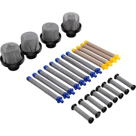 Replacement Mesh Filter Kit for ProX17 ProX19 Airless Sprayers, 288716 288747 288749 288750, Paint Gun Filters with 40, 60, and 100 Mesh Sizes (1/5)
