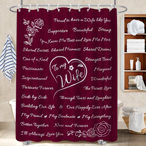 Rideau de bain en polyester 180x180 infroissable bâche polyester douche pour un intérieur cosy et chaleureux (1/5)