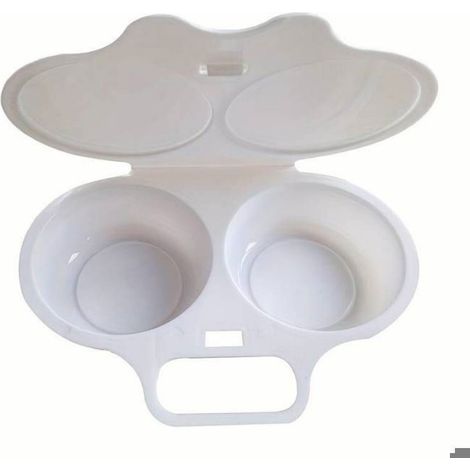 Pocheuse À Oeufs - Pour Micro-ondes - Capacité 4 Oeufs - En Plastique Résistant À La Chaleur - Sans BPA (1/4)