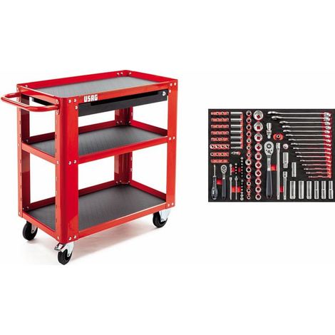 Carrello Multiuso Usag 504 SRJM con 116 Accessori