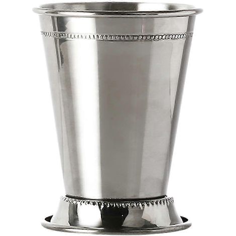 Verre à cocktail mojito en acier inoxydable pour vos soirées à la maison, style moderne, idéal pour les cocktails à la menthe ou les juleps. (1/4)