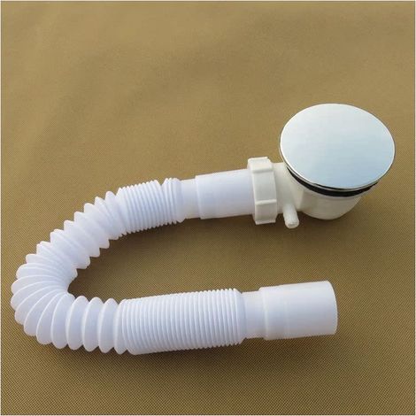 Bathtub drain hose, wooden bathtub, shower drain accessories, odor-absorbing mop, sink, telescopic plastic drain hose (1/5)