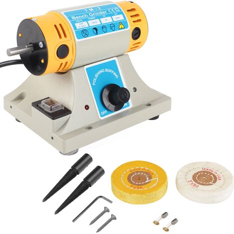 Polisseuse électrique 350W, tour à polir pour bijoux et prothèses dentaires, moteur de polissage puissant (1/5)