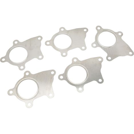 Lot de 10 joints métalliques en acier inoxydable pour bride de descente de turbo, boulons hybrides, remplacement pour T3/T4 T3 T04E (1/5)
