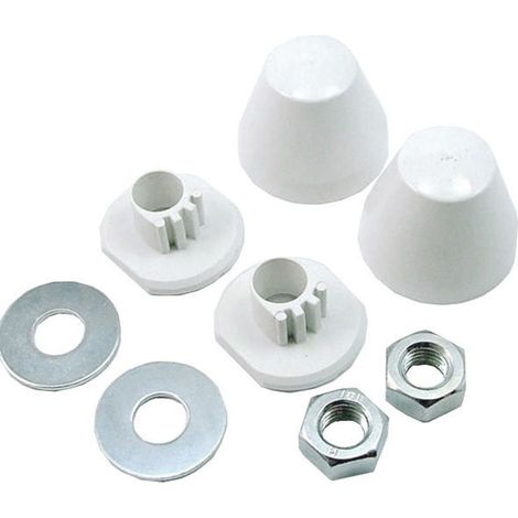 Ricambio copertura set fissaggio Uniset per WC Bidet Grohe 43511SH0 (1/2)