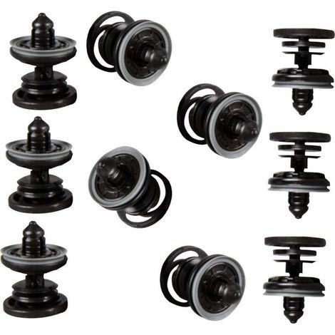 Clips de fixation pour intérieur de porte VW Audi - Lot de 10 pièces - Compatible VAG (1/4)
