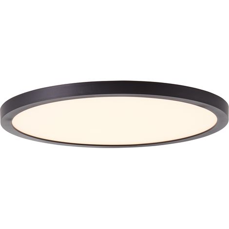 BRILLIANT Plafonnier apparent LED Tuco 25cm noir/blanc 1x LED intégrée, LED 16W intégrée, (2100lm, 2700K) (1/5)