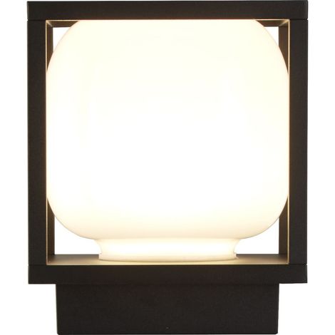Applique d'extérieur applique murale lampe de jardin aluminium noir LED clair H 15 cm (1/4)