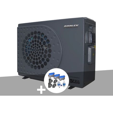 Poolex – Pompe à chaleur piscine 9,50 kW réversible – Technologie Inverter – Compatible traitement au sel – Débit max selon modèle – Raccords 50 mm